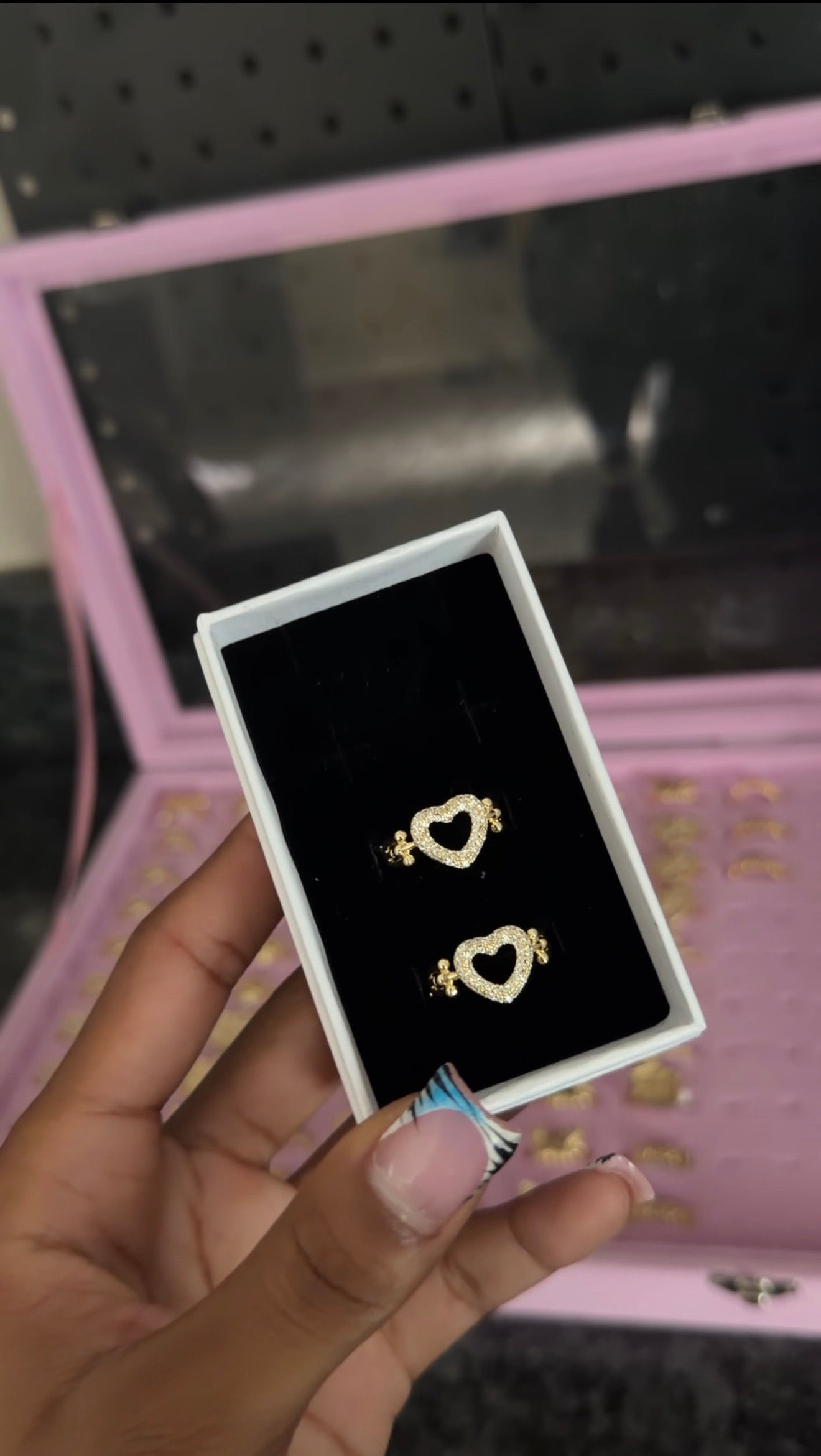 adjustable heart ring image 0