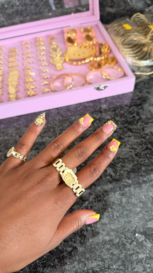 bb 2 finger rollie ring image 0