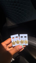 nugget flower studs  image 0
