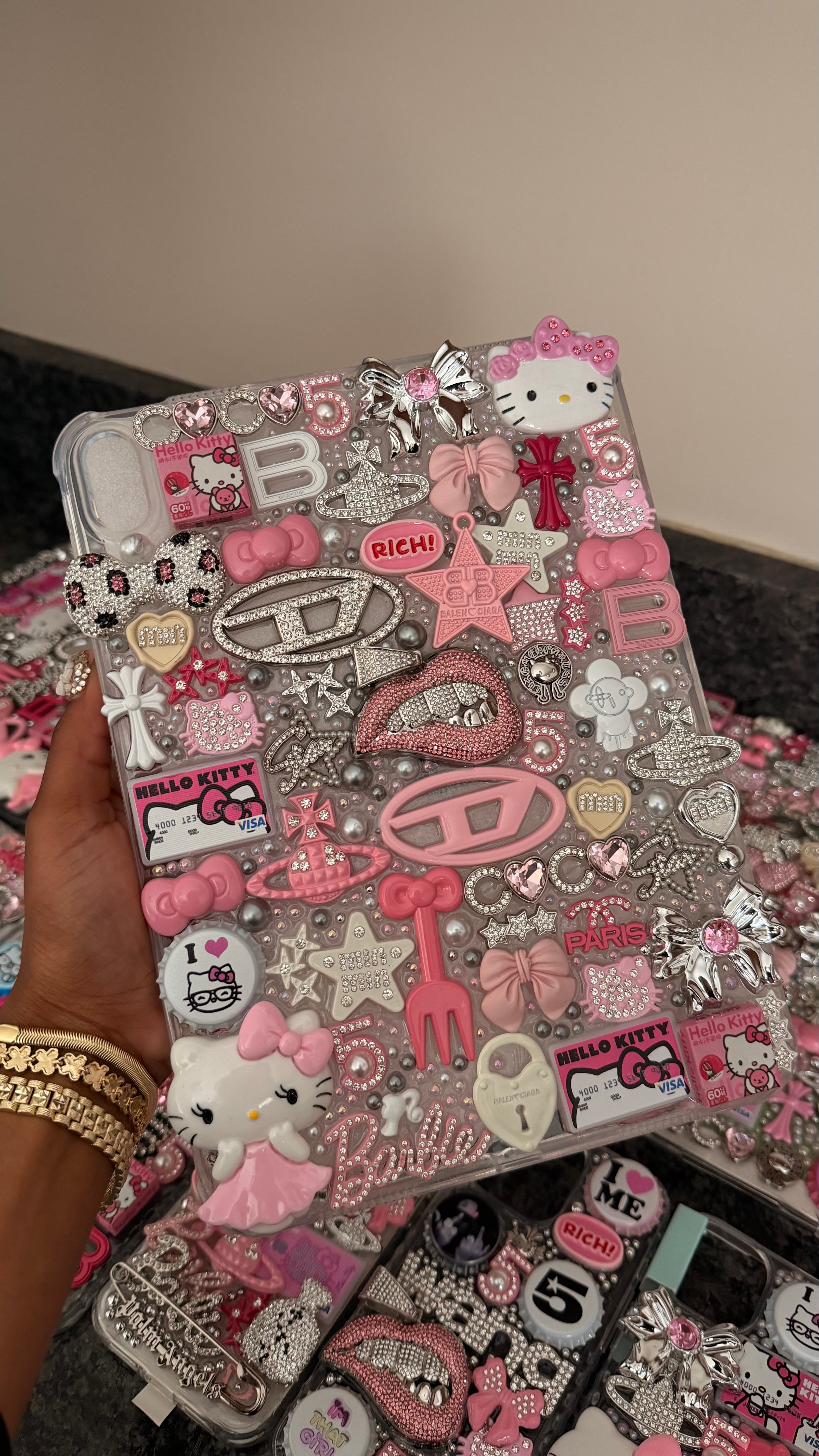 designer ipad junk case