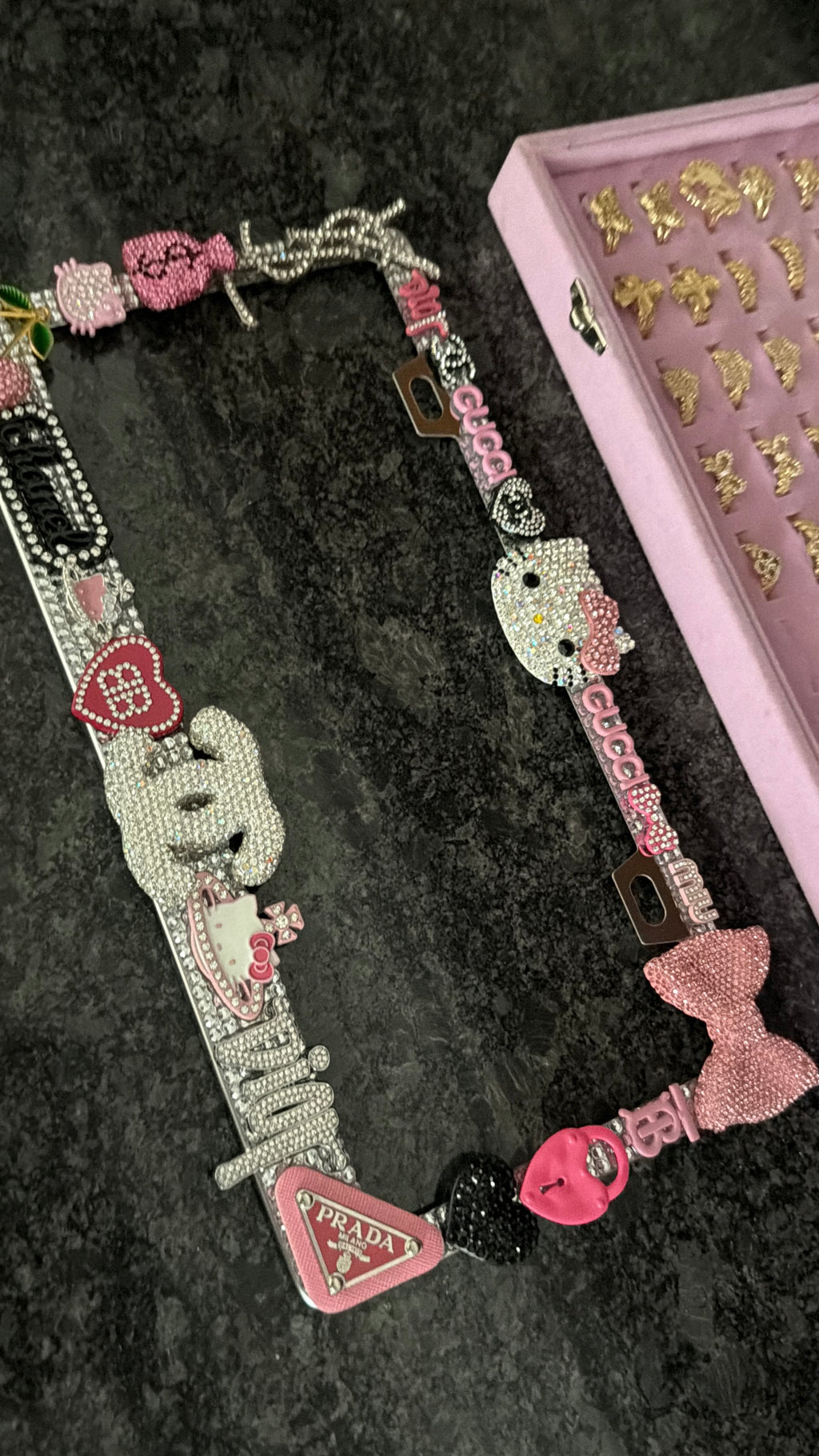 custom license plate frame