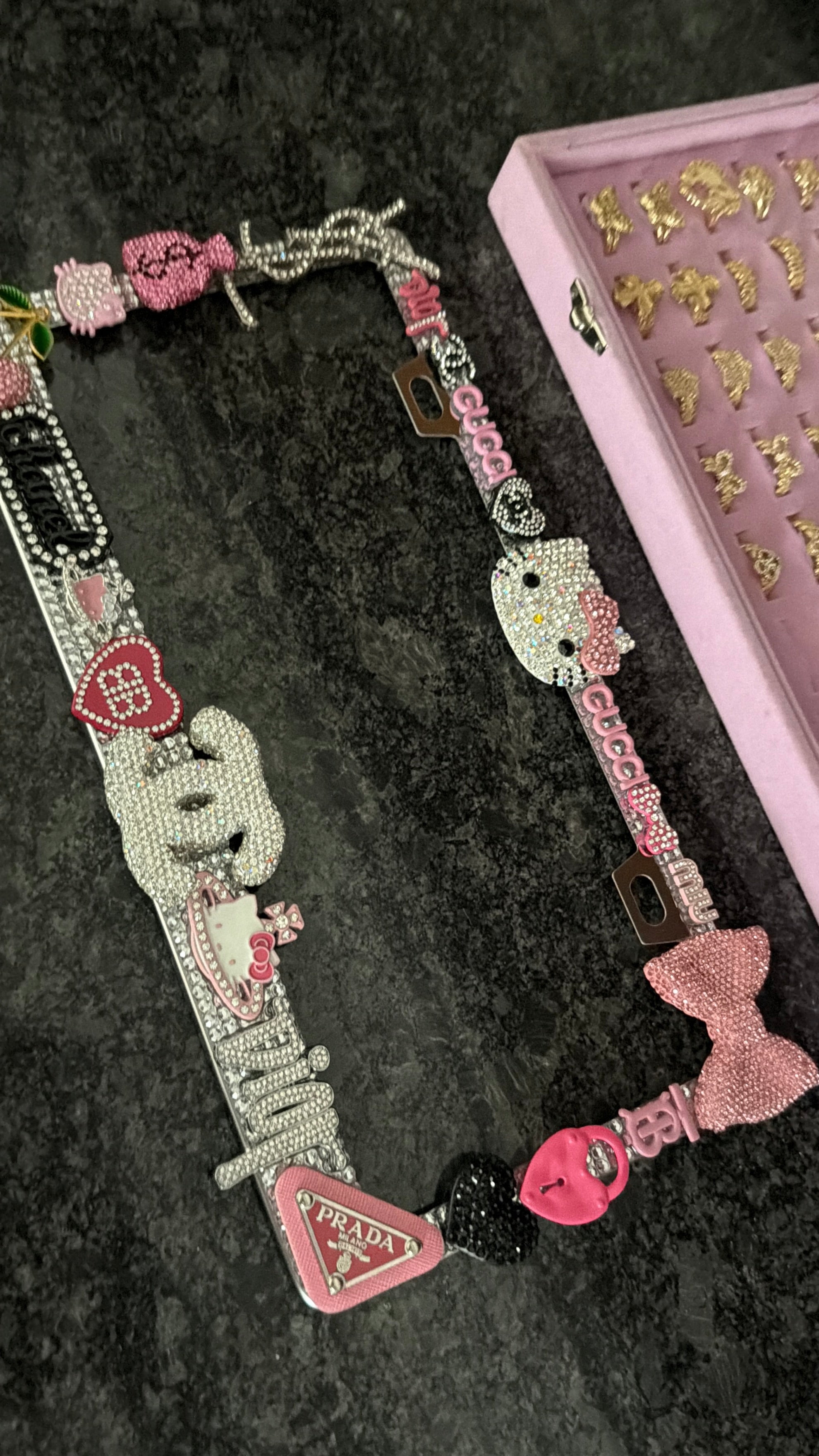 custom license plate frame