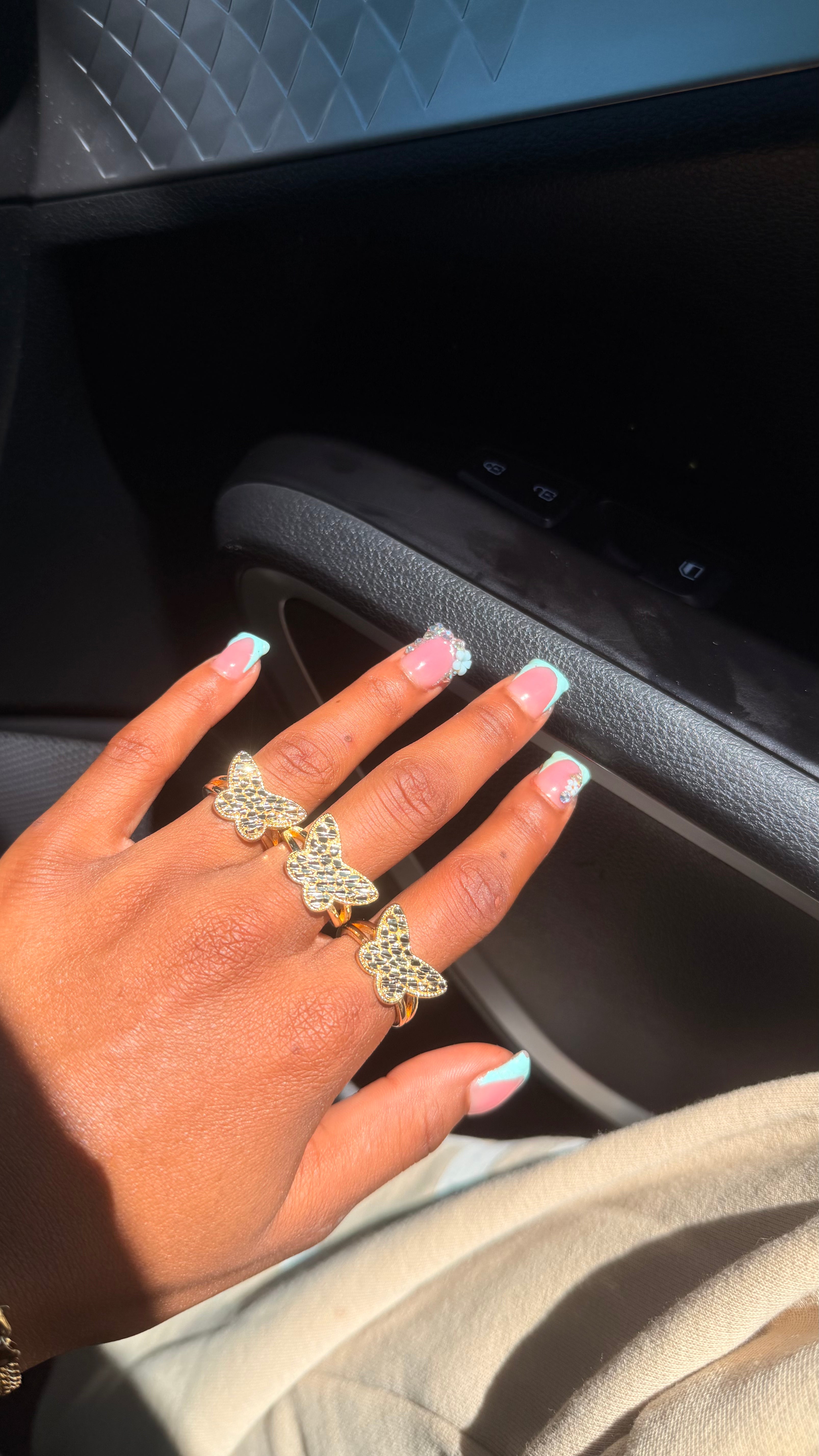nugget butterfly ring image 0
