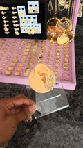 nugget butterfly studs image 0